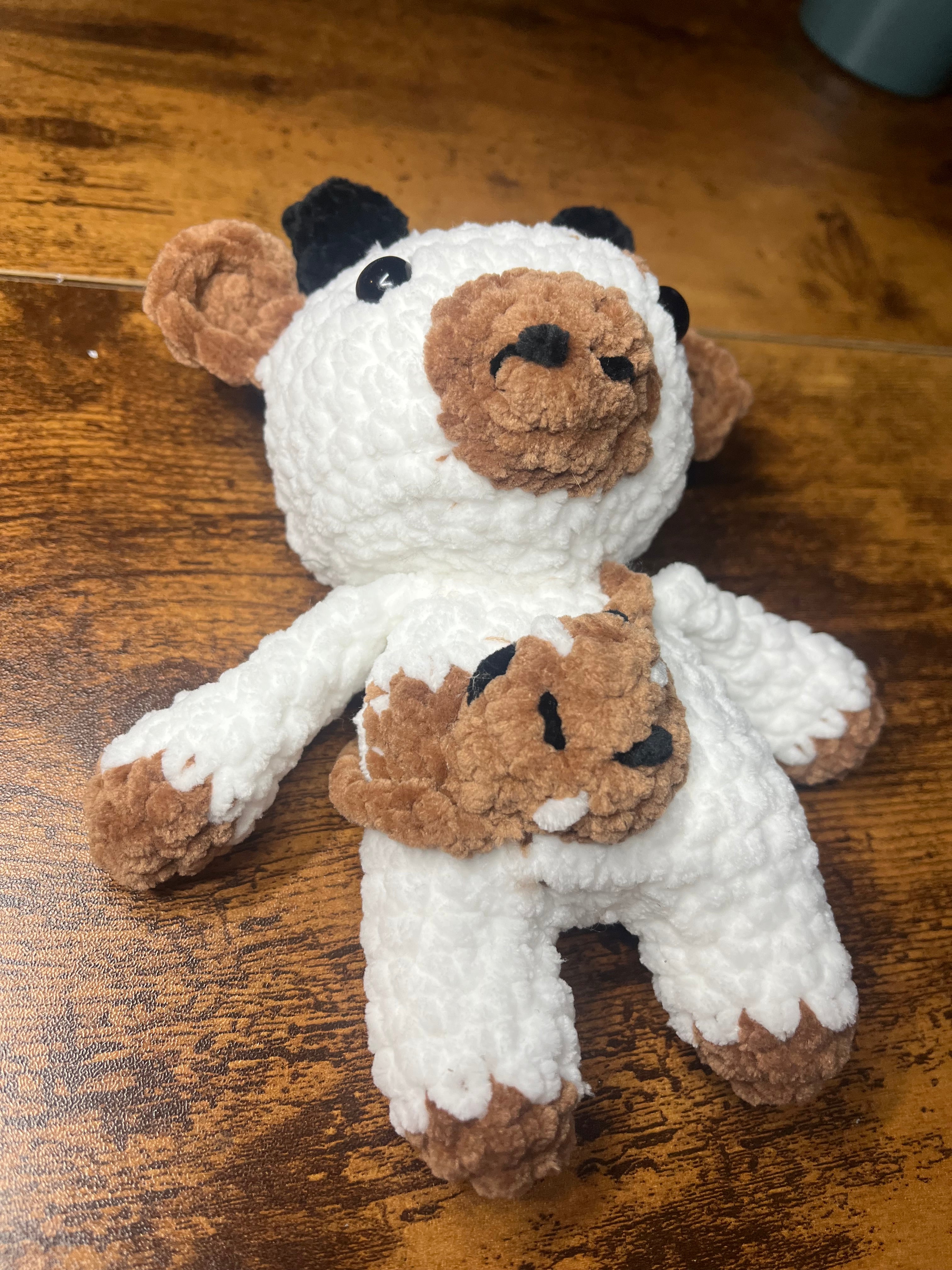 Peluche vache cookie